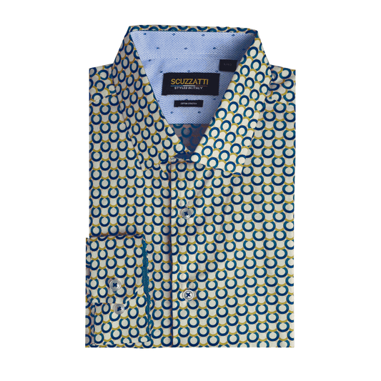 Stanley Mens Print Long Sleeve Shirt