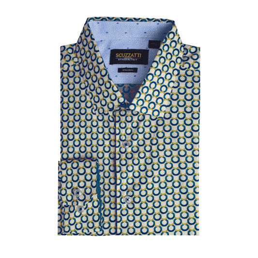 Stanley Mens Print Long Sleeve Shirt