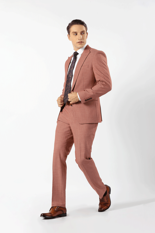 Coral Pink Myles Mens Suit