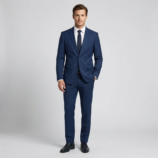 Blue Bentley Mens Suit