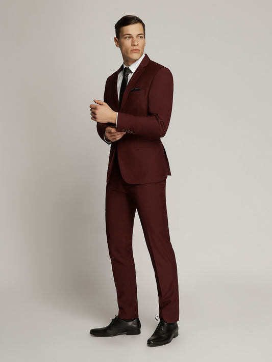 Maroon Lannister Mens Suit