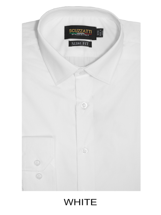 White Moore King Classic Fit Shirt