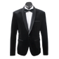 Black Infinity Boys Velvet Dinner Jacket