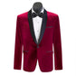 Burgundy Infinity Boys Velvet Dinner Jacket