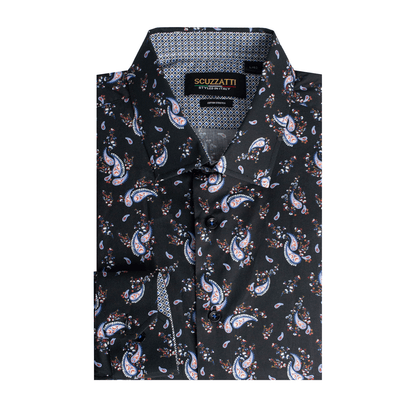 Stanley Mens Print Long Sleeve Shirt