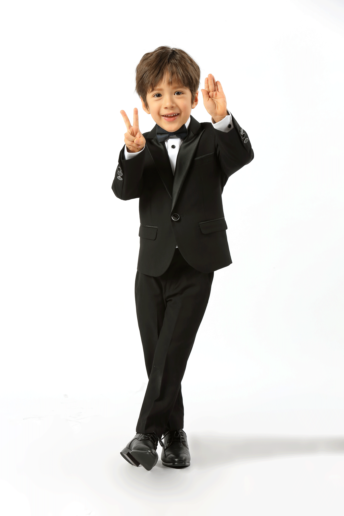 Black Spector Boys Tuxedo Jacket