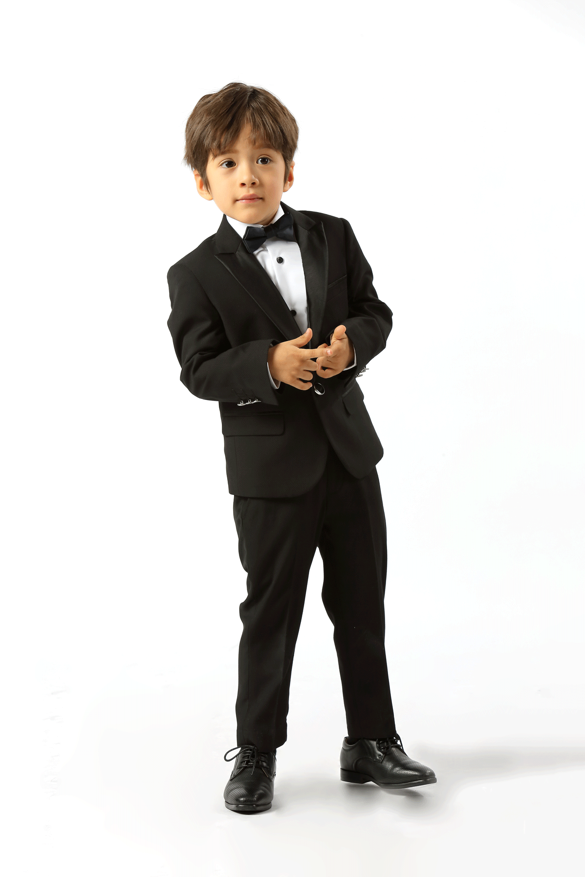 Black Spector Boys Tuxedo Jacket