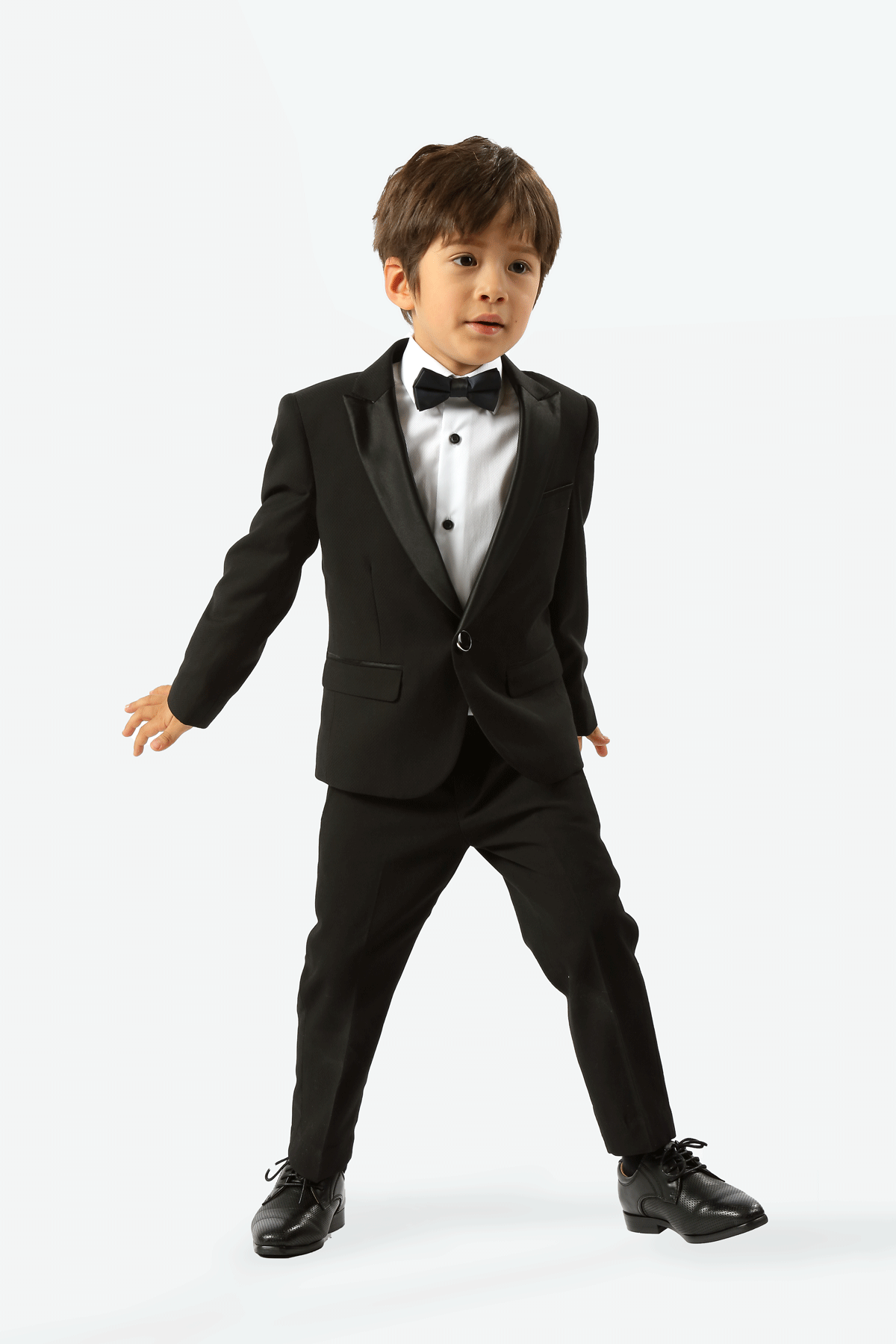 Black Spector Boys Tuxedo Jacket