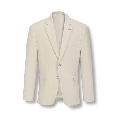 Sand Havana Mens Pure Linen Suit