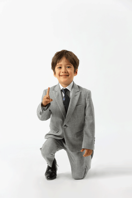 Silver Dalton Boys Suit Jacket