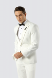 White Dalton King Suit Jacket