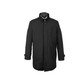 Black Tommy Mens Quilted Trench Coat