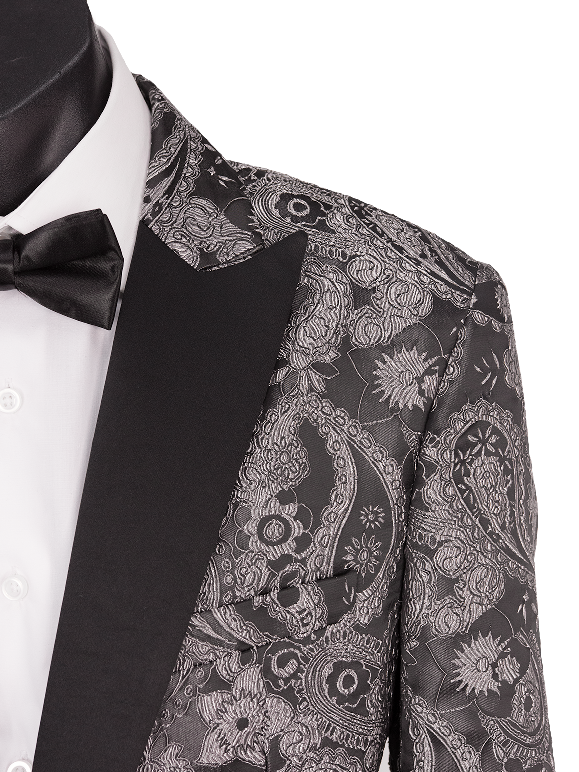 Silver Dorian Mens Dinner Jacket