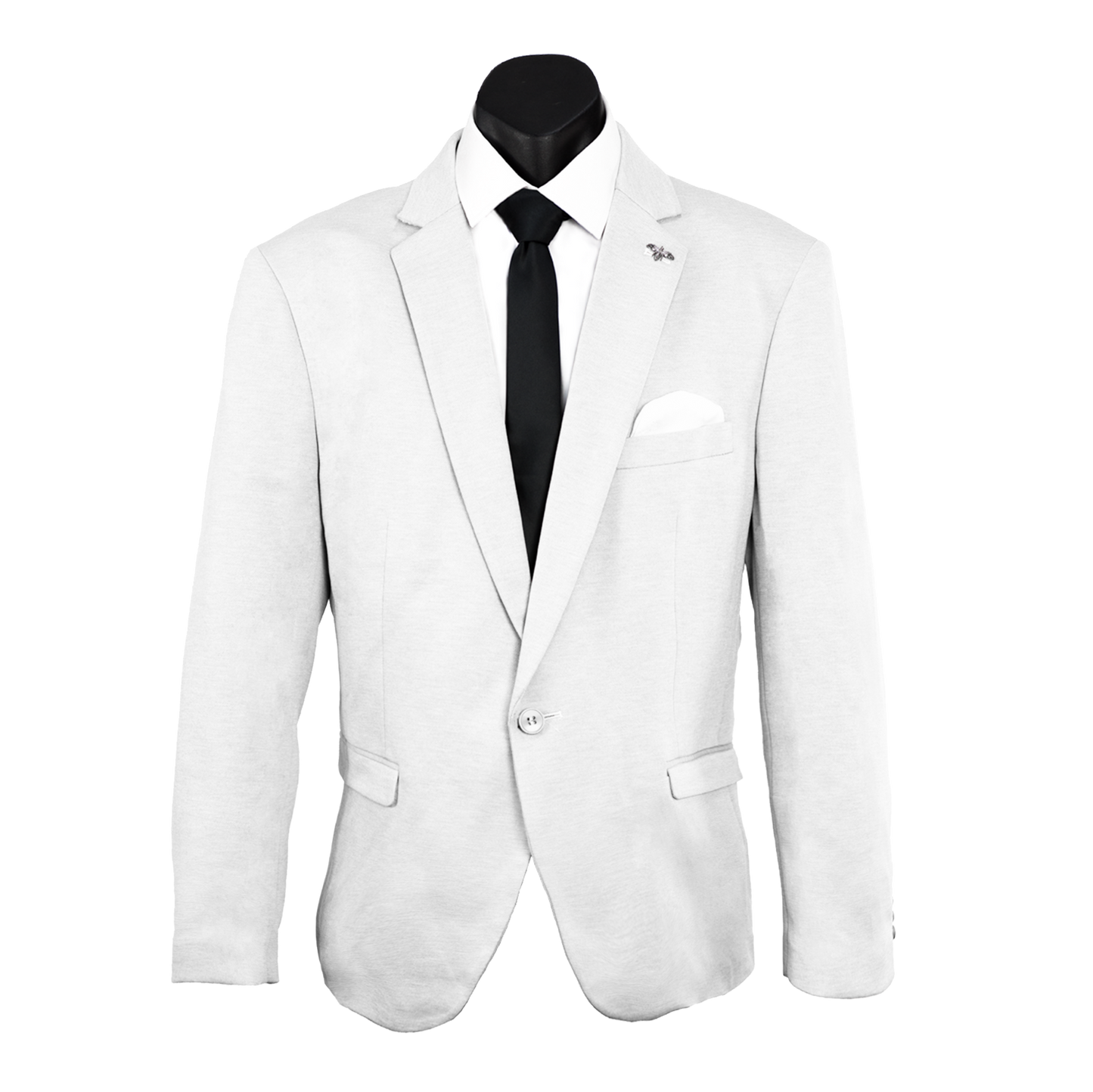 White Carter Boys Stretch Blazer