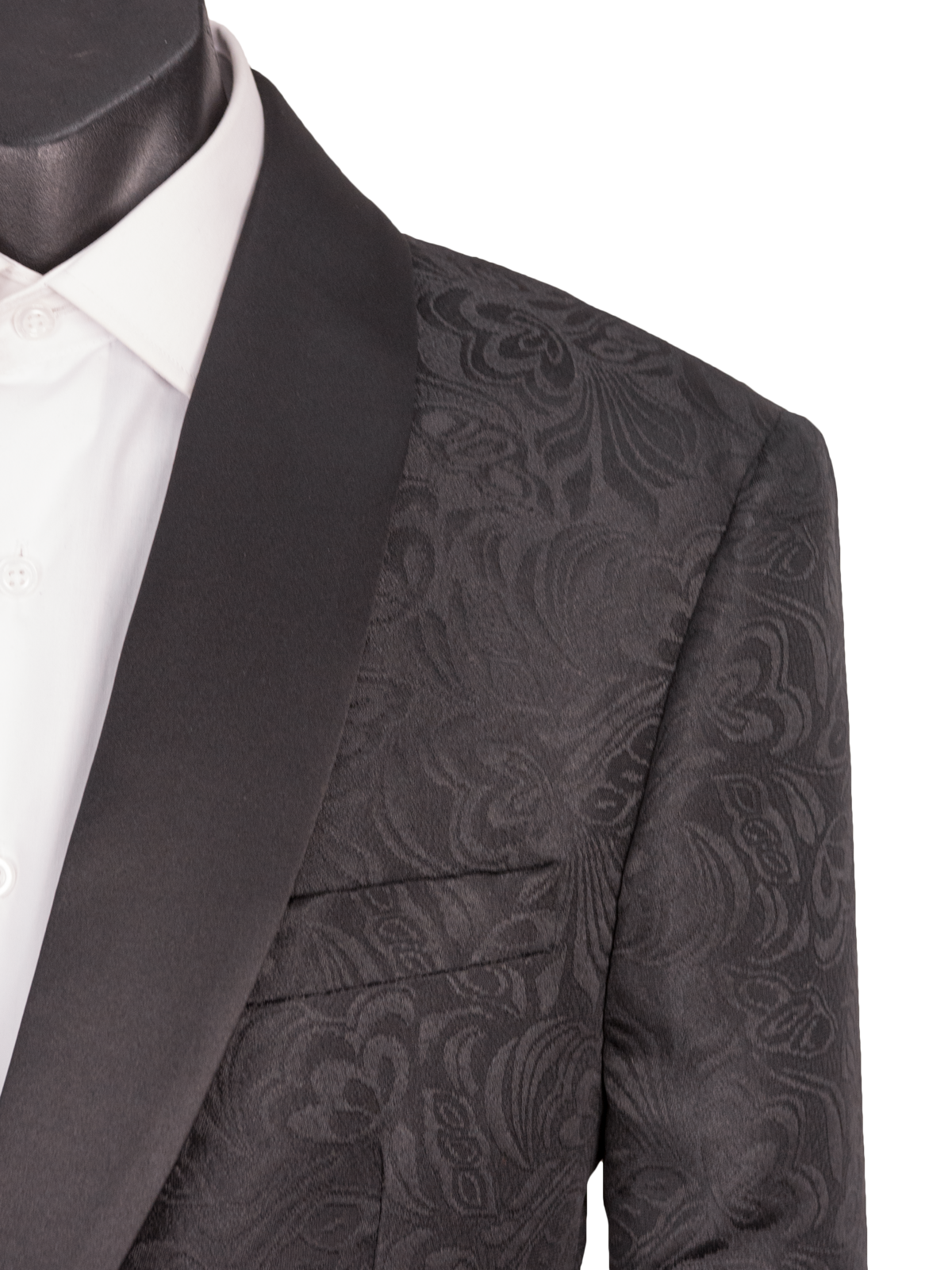 Black Salvatore Mens Dinner Jacket