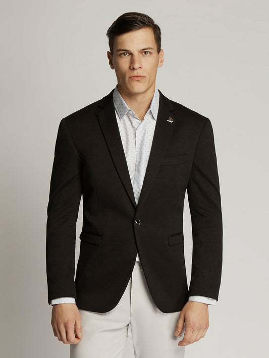 Black Carter King Stretch Blazer