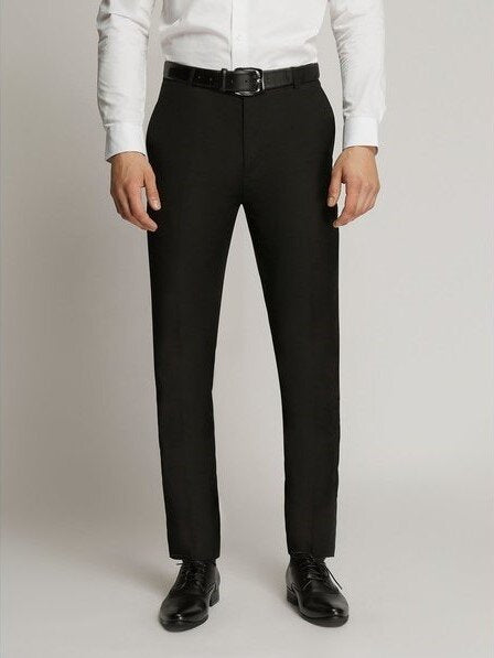 Black Bentley Mens Suit Trousers