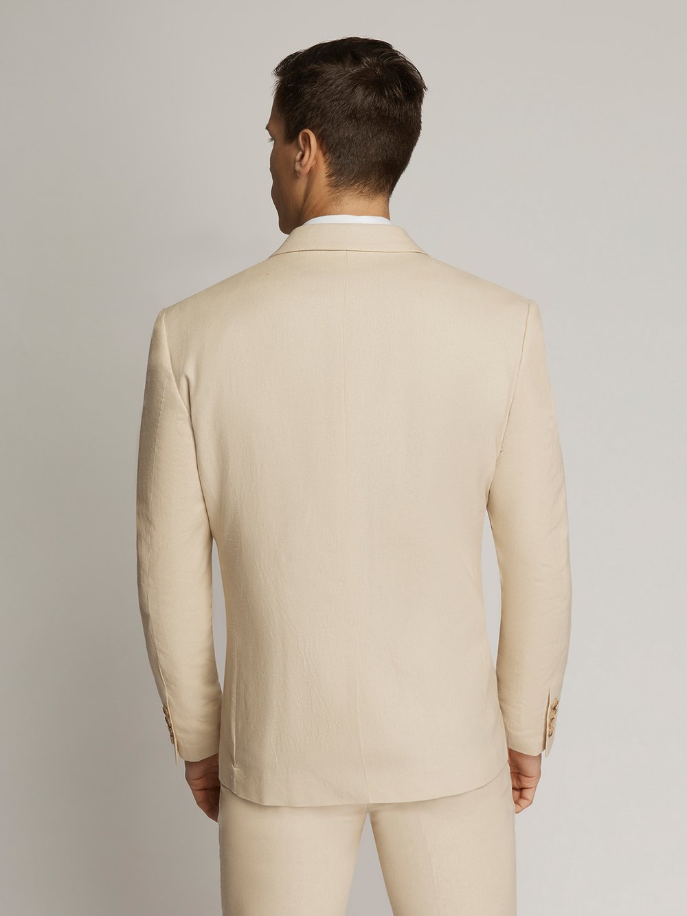 Beige Worthington Mens Linen Jacket