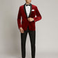 Burgundy Infinity Mens Dinner Jacket