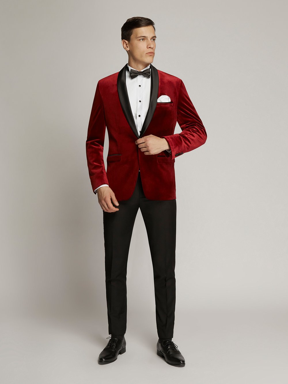 Burgundy Infinity Mens Dinner Jacket