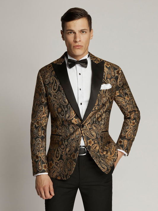 Gold Dorian Mens Dinner Jacket