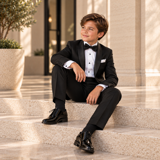 Black Wilson Boys Tuxedo