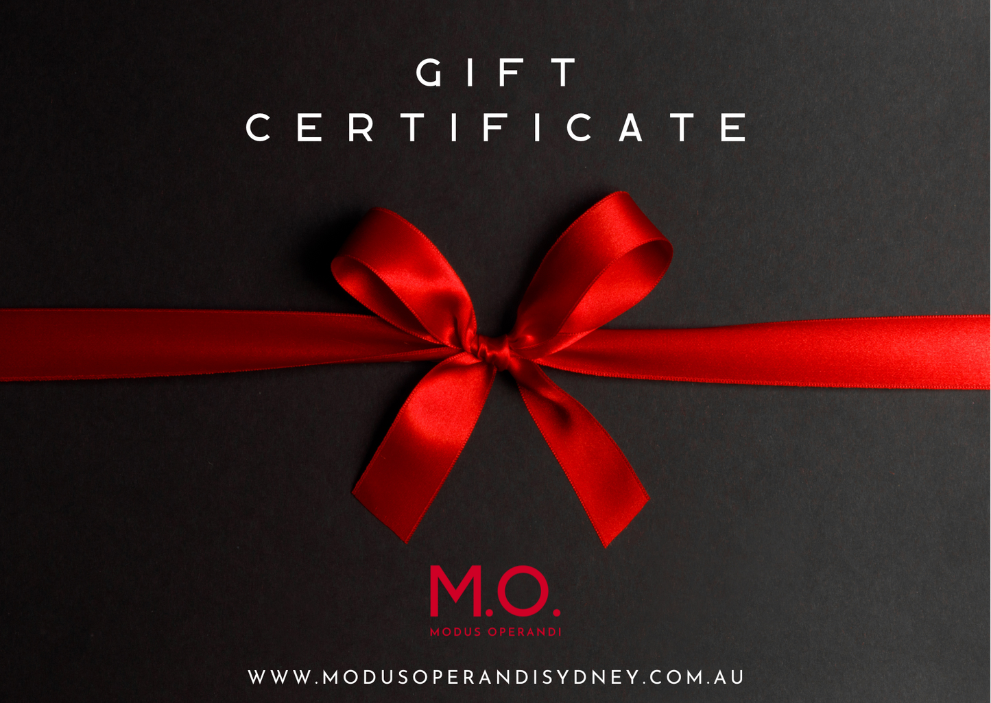 Modus Operandi Gift Card