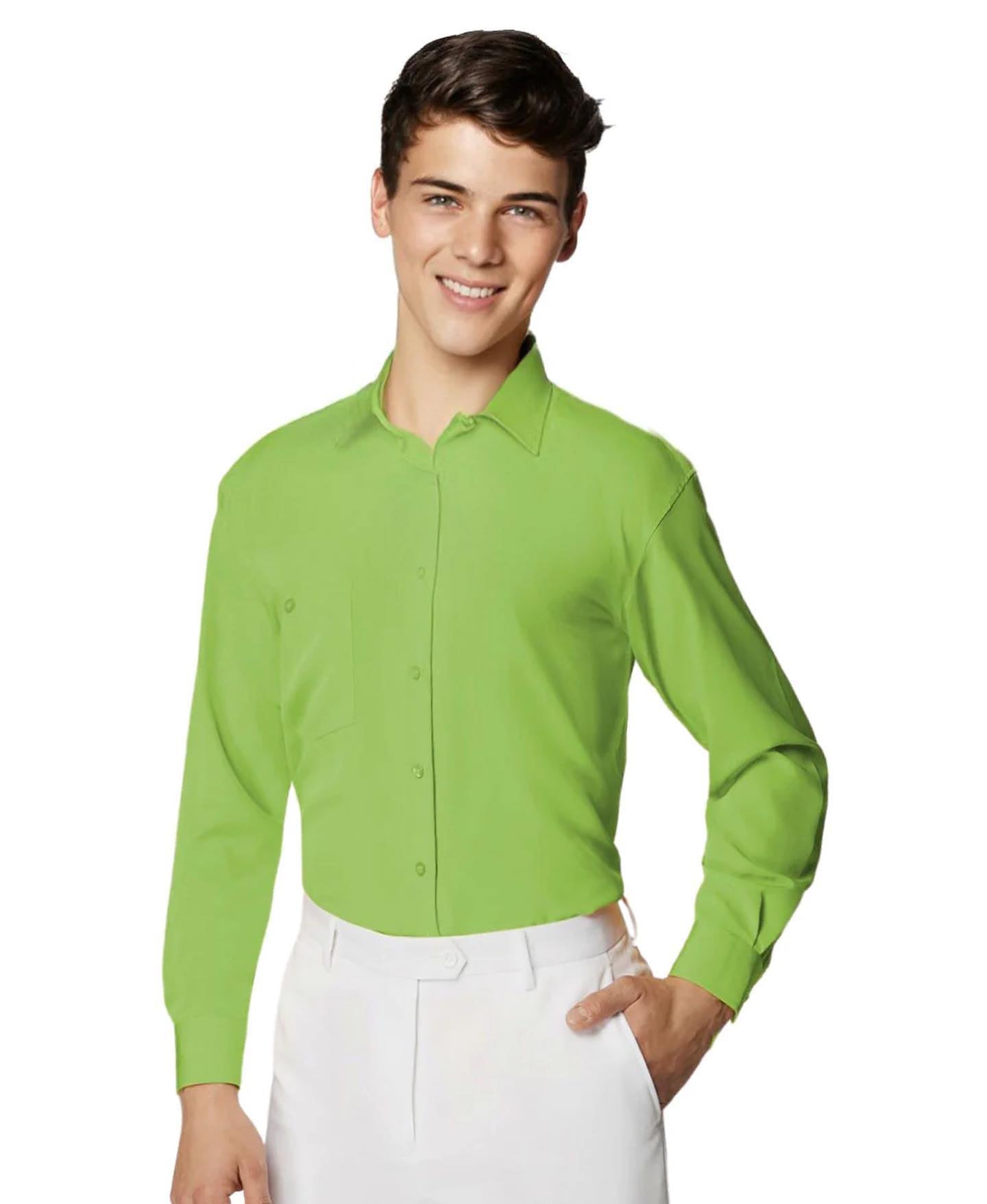 Green Warhol Boys Microfibre Shirt