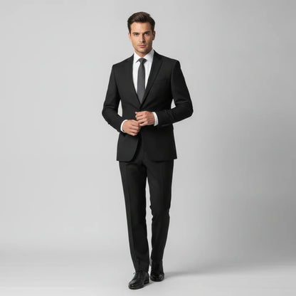 Black Lannister Mens Suit Trousers