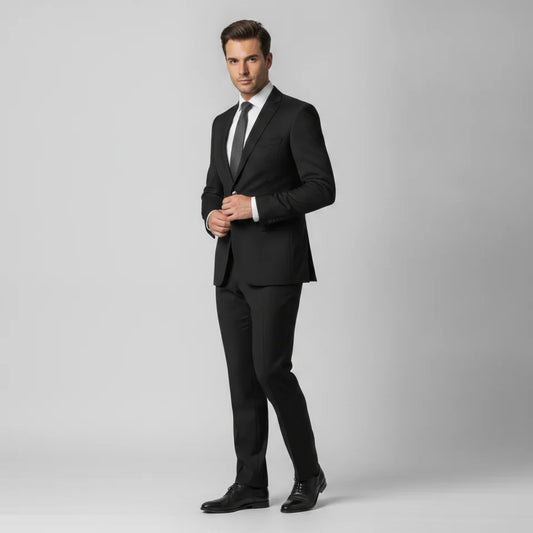 Black Lannister Mens Suit Jacket