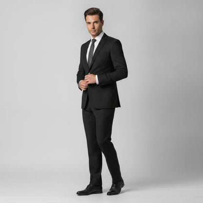 Black Lannister Mens Suit Trousers