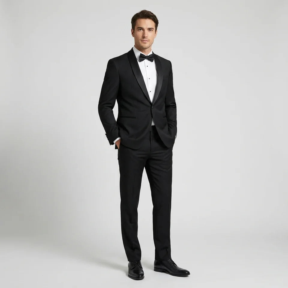 Black Bond Mens Tuxedo Jacket