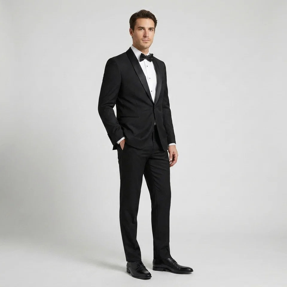 Black Bond Mens Tuxedo