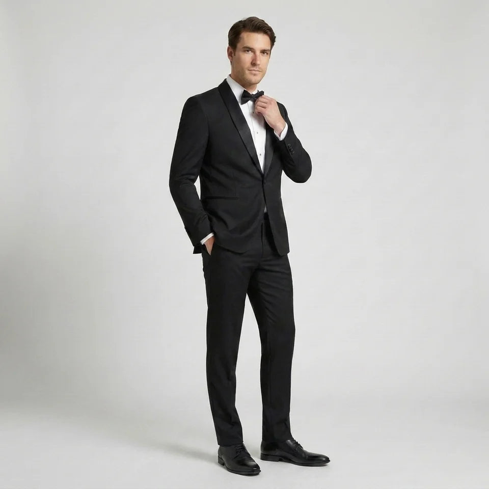 Black Bond Mens Tuxedo Jacket