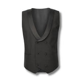 Black Sovereign King Double-Breasted Tuxedo Vest