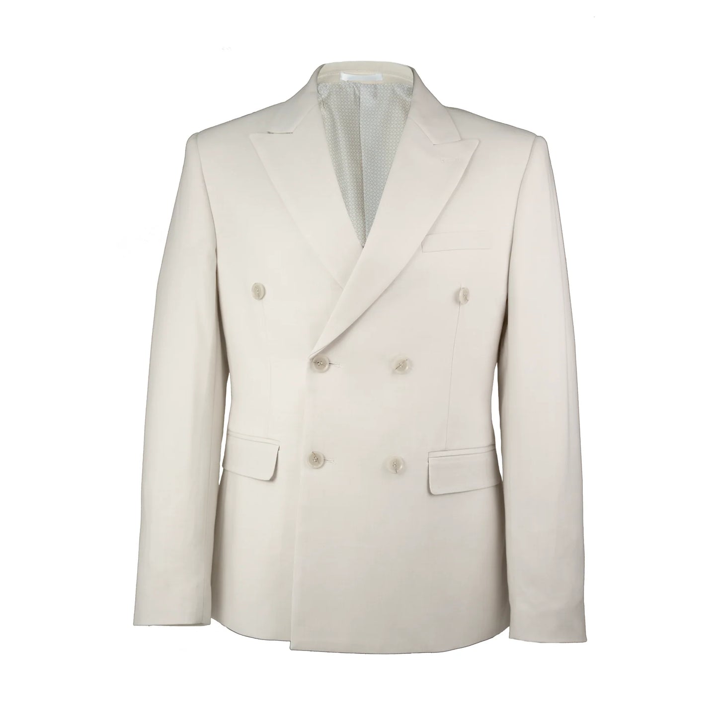 Oatmeal Riviera Mens Double Breasted Suit