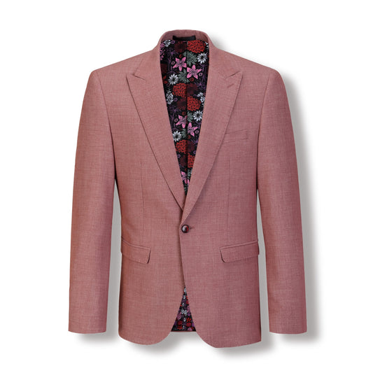 Coral Pink Myles Mens Suit Jacket