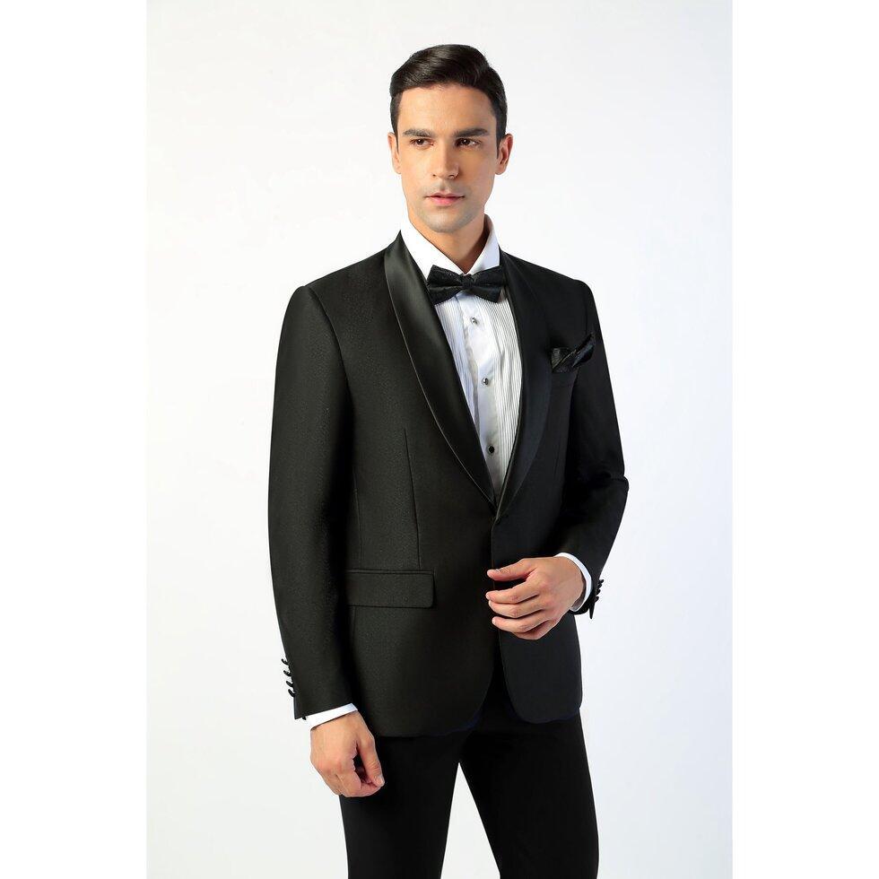 Black Wilson Mens Tuxedo Jacket