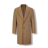 Camel Collins Mens Merino Wool Overcoat