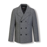 Charcoal Spencer Mens Double Breasted Coat