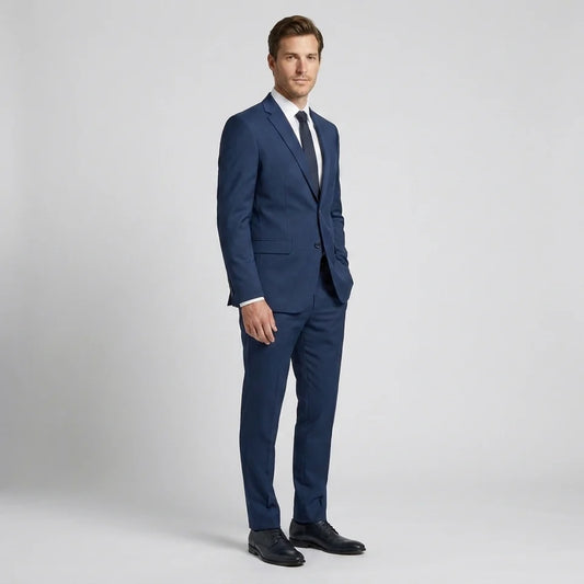 Blue Bentley Mens Suit Jacket