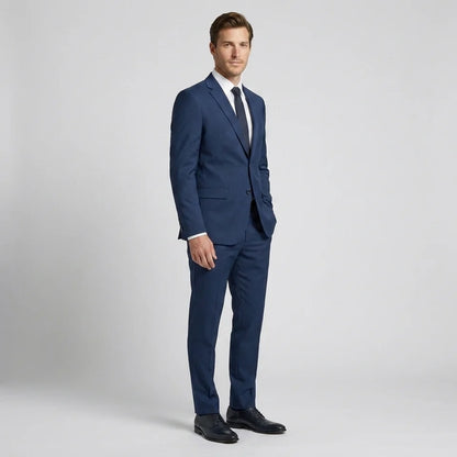 Blue Bentley Mens Suit Trousers