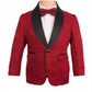 Deep Red Salvatore Boys Dinner Jacket