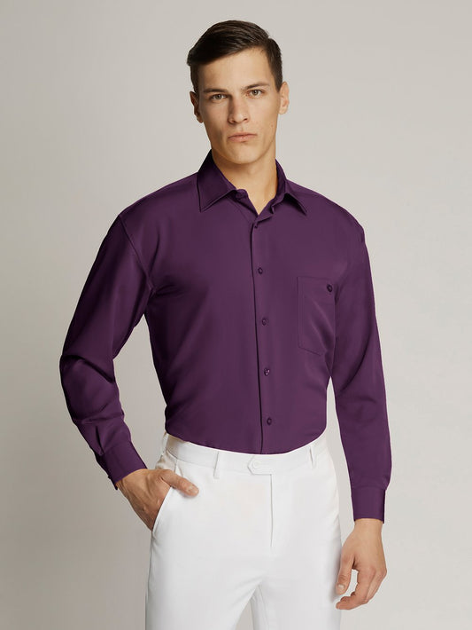 Purple Warhol Mens Microfibre Shirt