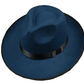 Draper Felt Fedora with Satin Strip