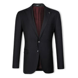 Black Elijah Pure Wool Mens Tall Suit