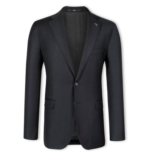 Charcoal Elijah Pure Wool King Short Suit