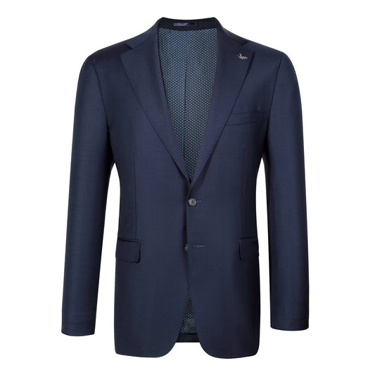 Navy Elijah Pure Wool Mens Tall Suit Jacket