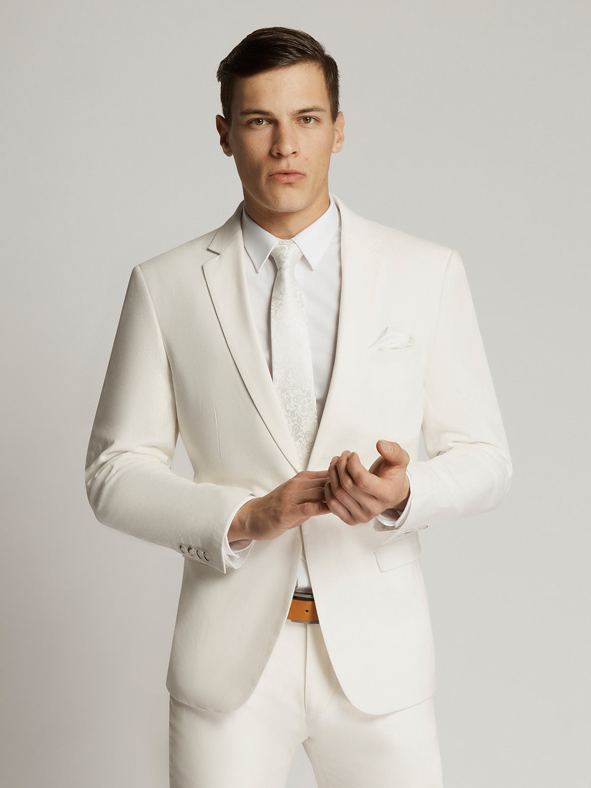 Ivory Worthington Mens Linen Jacket