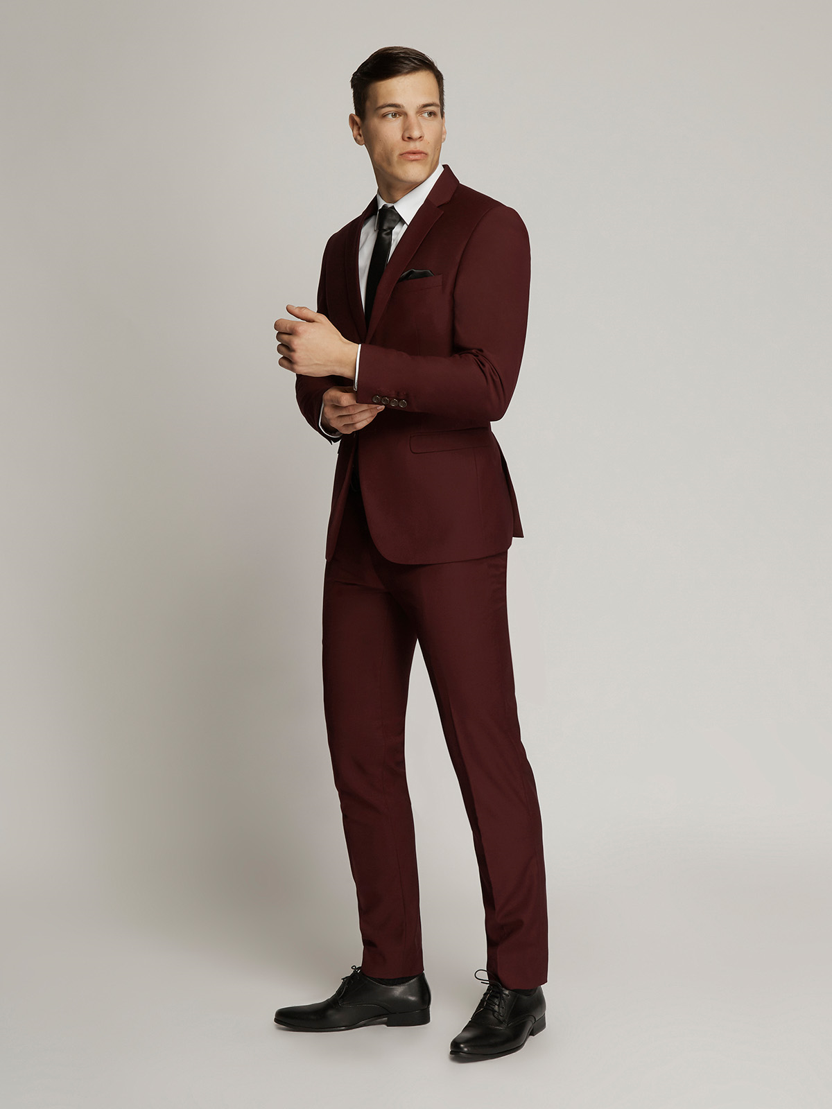 Maroon Lannister Mens Suit Jacket